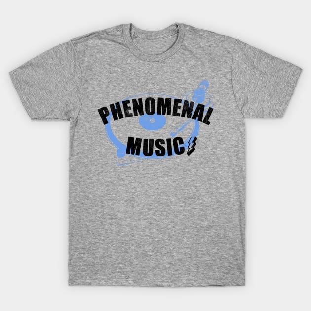 Phenomenal Music DJ Disc Jockey Turntable T-Shirt by SilverLake